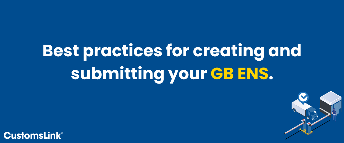 Best practices for creating and submitting your GB ENS.