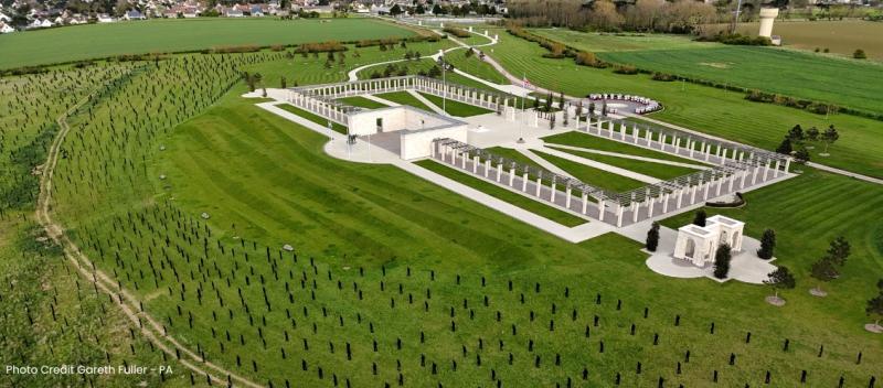 The British Normandy Memorial (Photo credit Gareth Fuller - PA)      